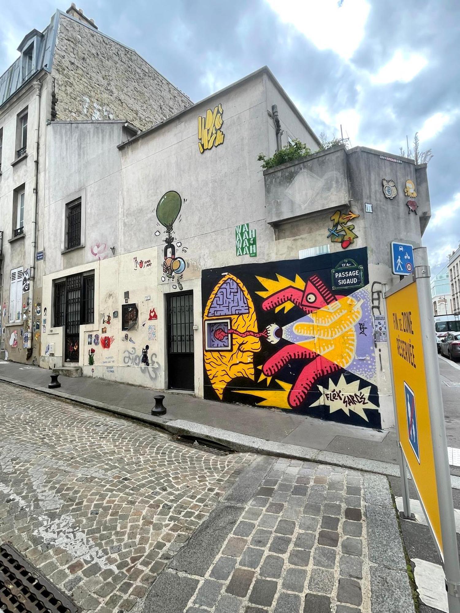 Studio Paris 13 Quartier Butte-Aux-Cailles Esterno foto
